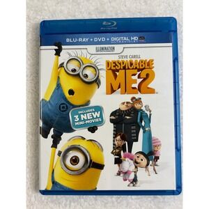 Despicable Me 2‎ Blu-ray DVD Combo Pack Illumination Minions Steve Carell PG